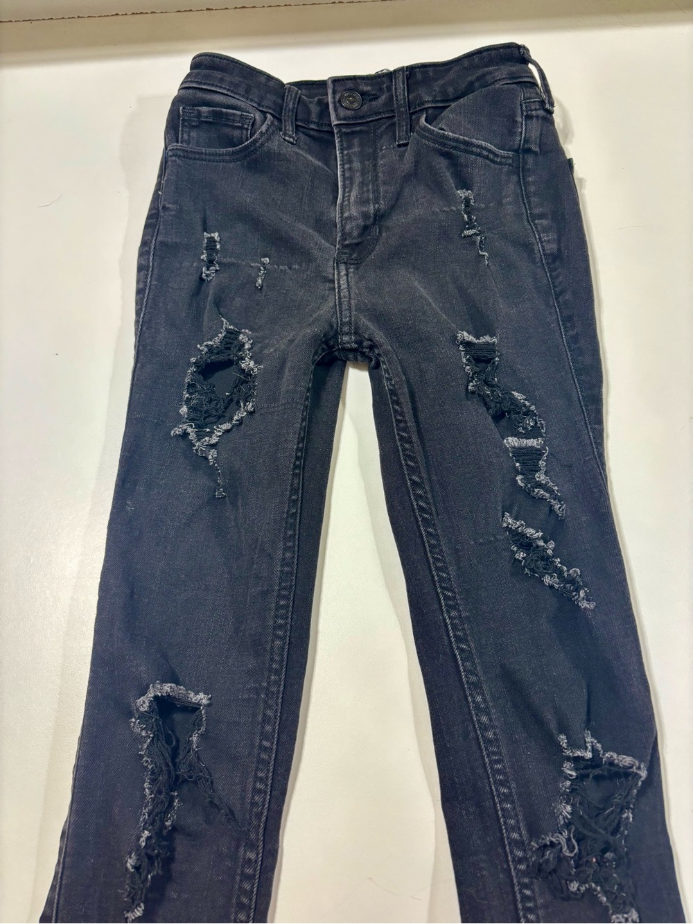 Hollister Black Ripped Skinny Jeans